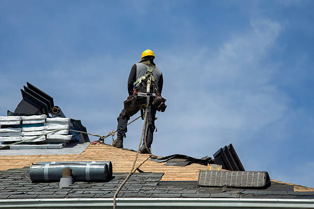 Professional Roof Replacement technician working in Deer Lodge, MT